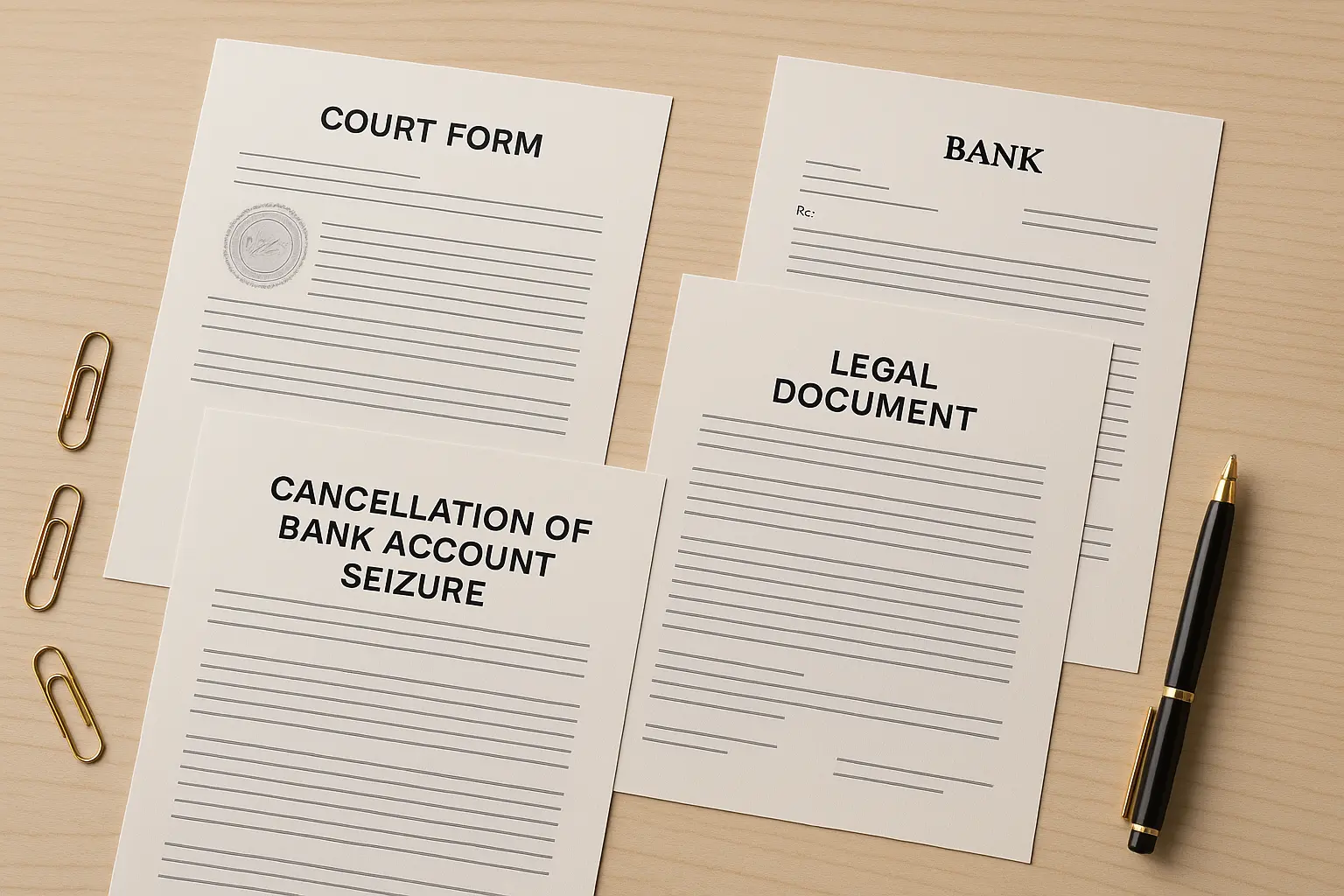 תהליך ביטול עיקול חשבון בנק - השלבים להסרת עיקול